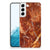 Samsung Galaxy S22 Plus TPU Siliconen Hoesje Marmer Bruin