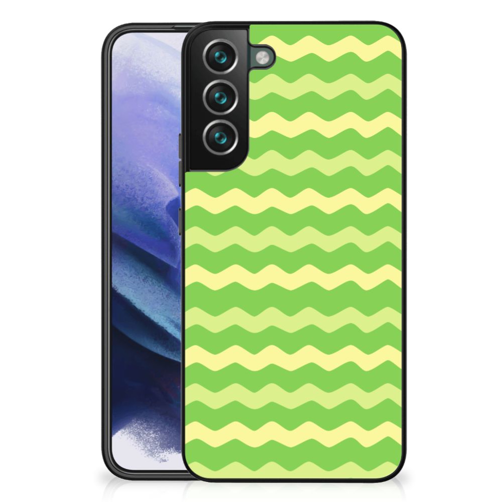 Samsung Galaxy S22 Plus Back Case Waves Green