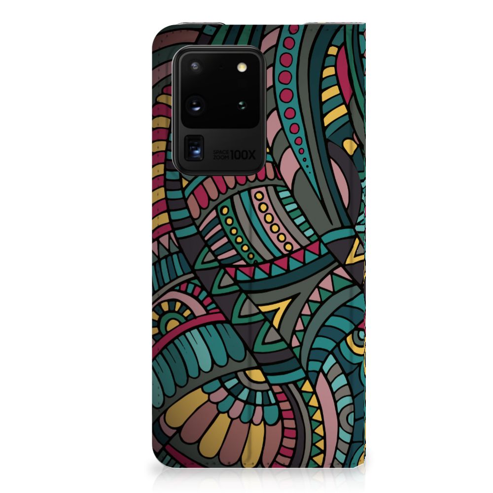 Samsung Galaxy S20 Ultra Hoesje met Magneet Aztec - B2C Telecom