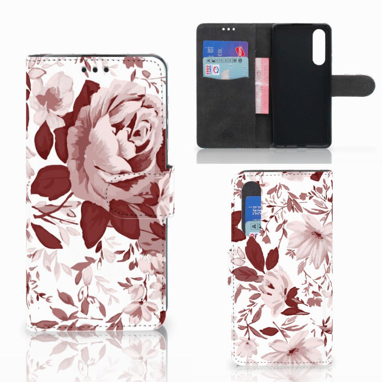 Hoesje Huawei P30 Watercolor Flowers