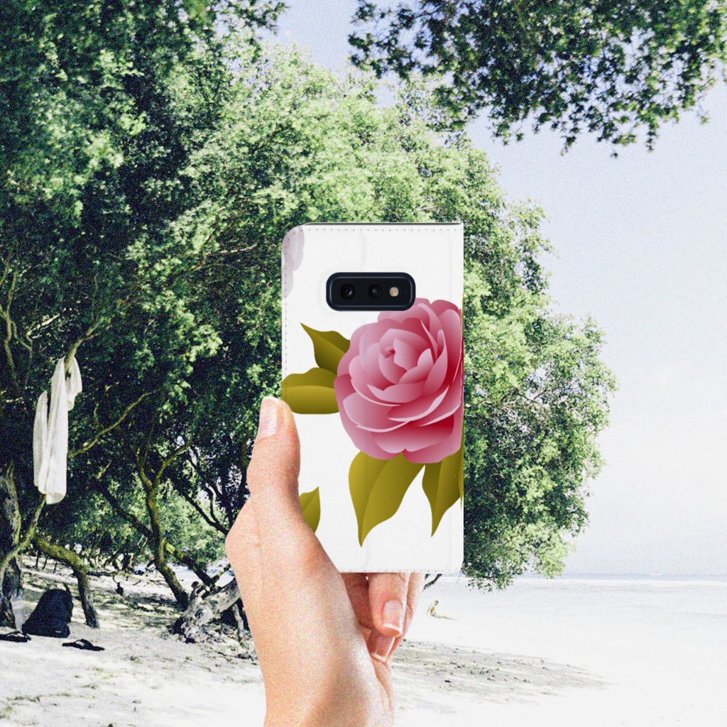 Samsung Galaxy S10e Smart Cover Roses