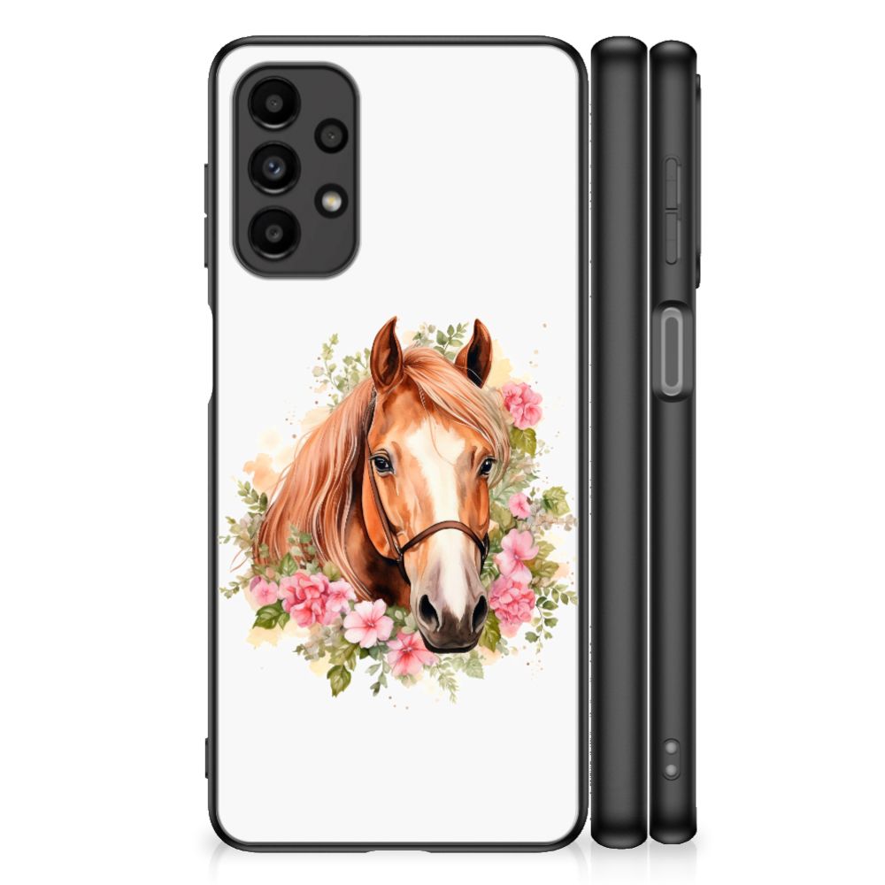 Dierenprint Telefoonhoesje voor Samsung Galaxy A13 4G Paard B2C Telecom