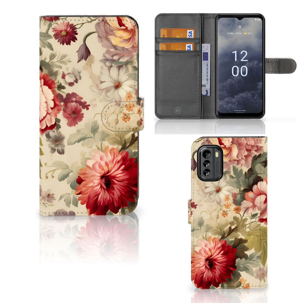 Hoesje voor Nokia G60 Bloemen