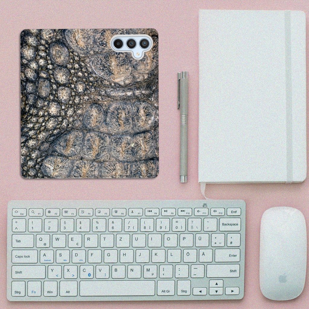 Samsung Galaxy A54 Hoesje maken Krokodillenprint - B2C Telecom