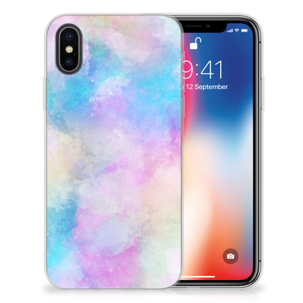 Hoesje maken Apple iPhone X | Xs Watercolor Light