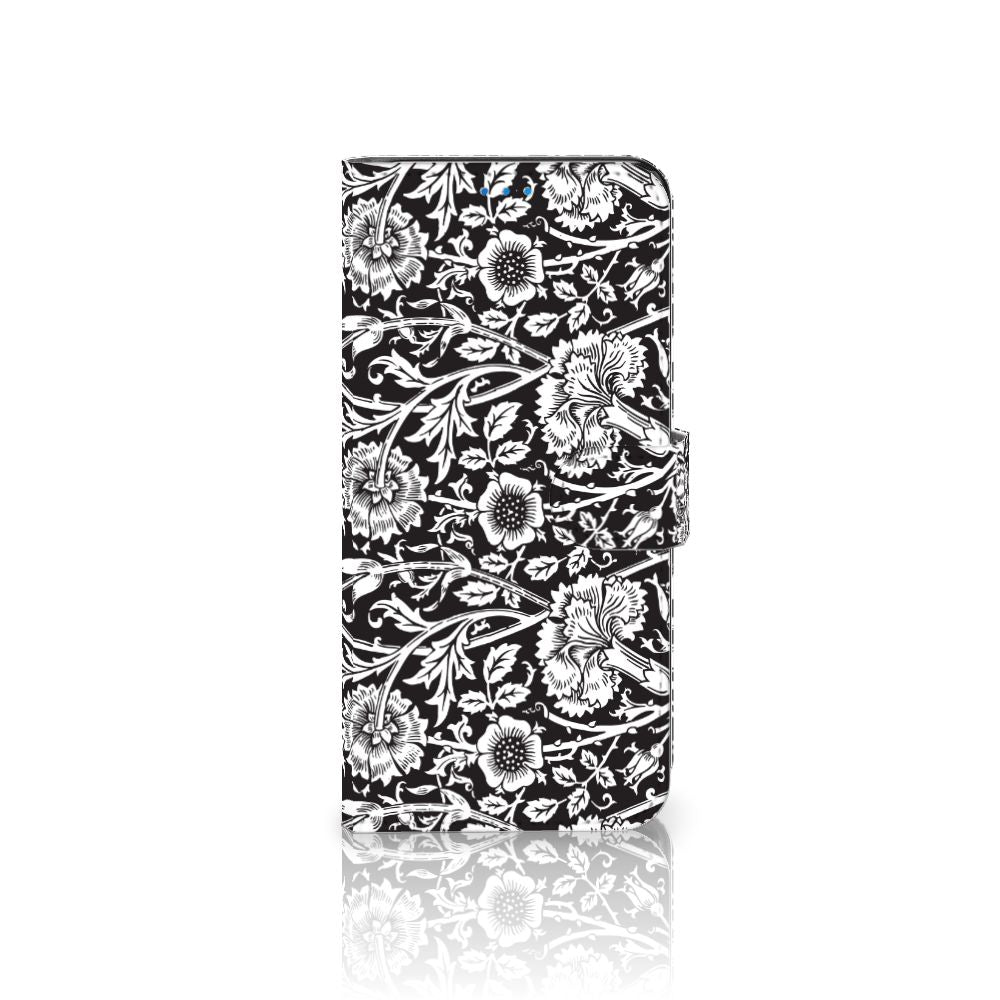 Motorola Moto E32 | Moto E32s Hoesje Black Flowers