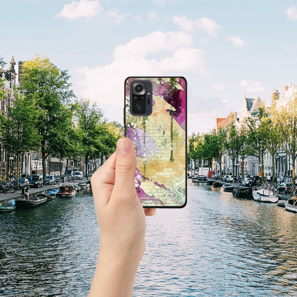 Kleurrijke Telefoonhoesje Xiaomi Redmi Note 10 Pro Letter Painting B2C Telecom