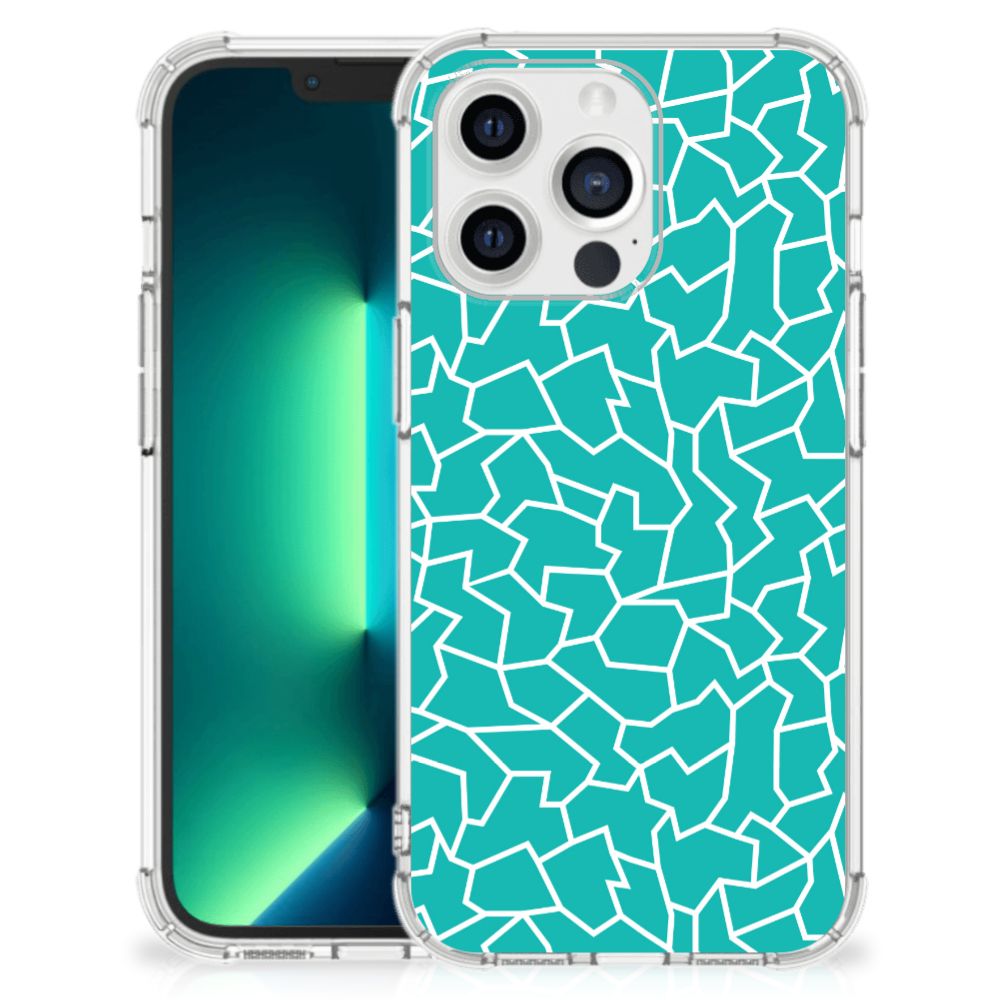 iPhone 13 Pro Max Back Cover Cracks Blue - B2C Telecom
