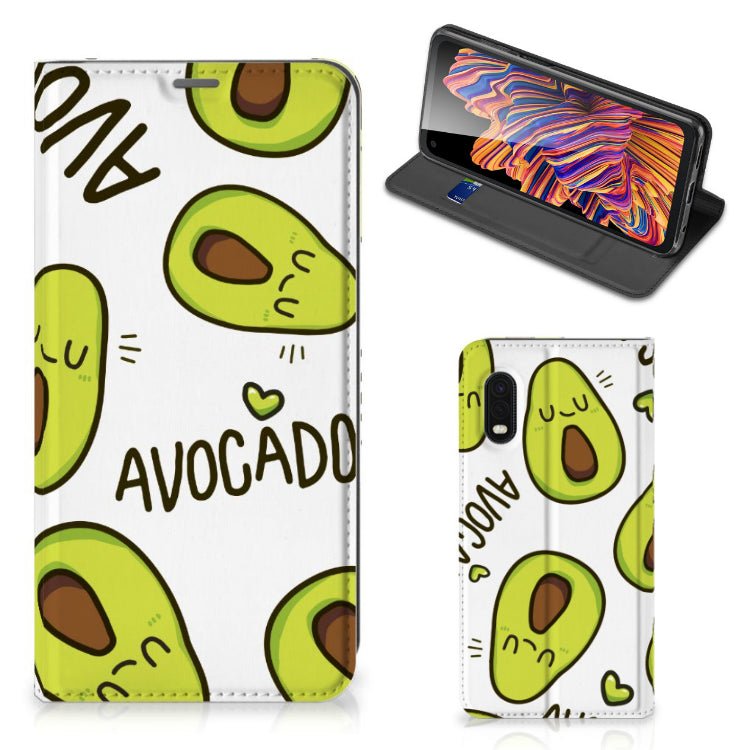 Samsung Xcover Pro Magnet Case Avocado Singing