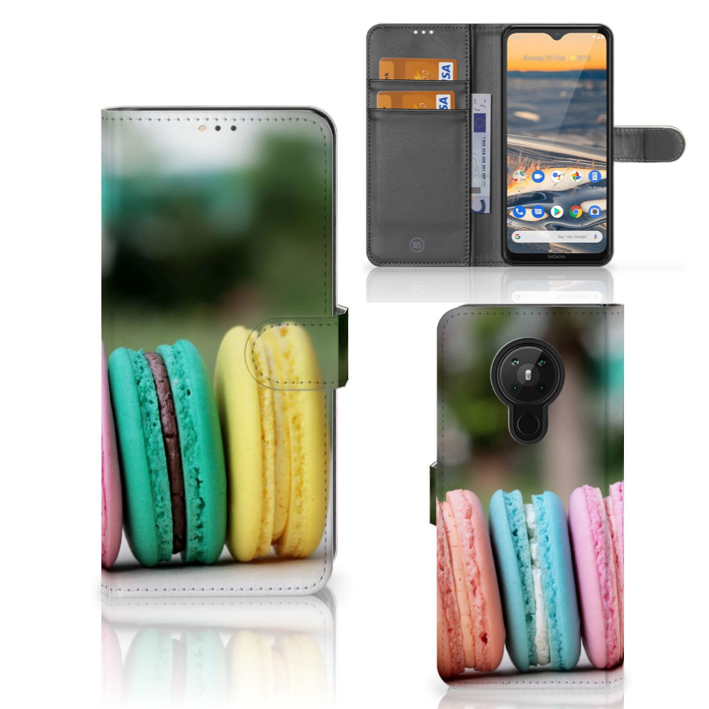 Nokia 5.3 Book Cover Macarons