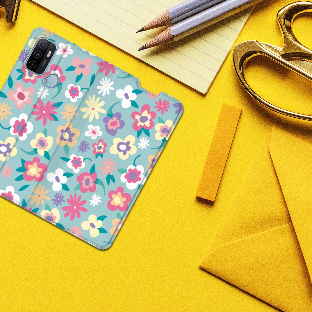 OPPO A53 | A53s Smart Cover Flower Power - B2C Telecom