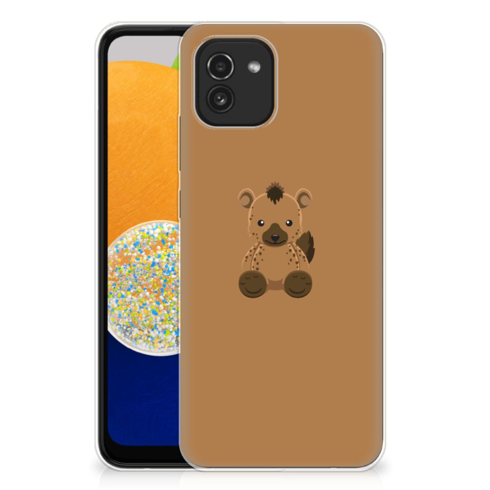 Samsung Galaxy A03 Telefoonhoesje met Naam Baby Hyena B2C Telecom