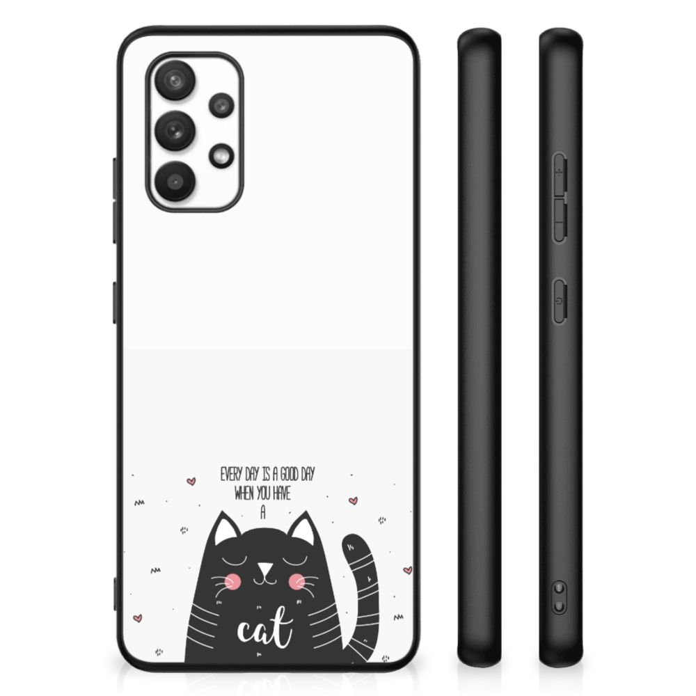Samsung Galaxy A32 4G | A32 5G Enterprise Editie Hoesje Cat Good Day B2C Telecom