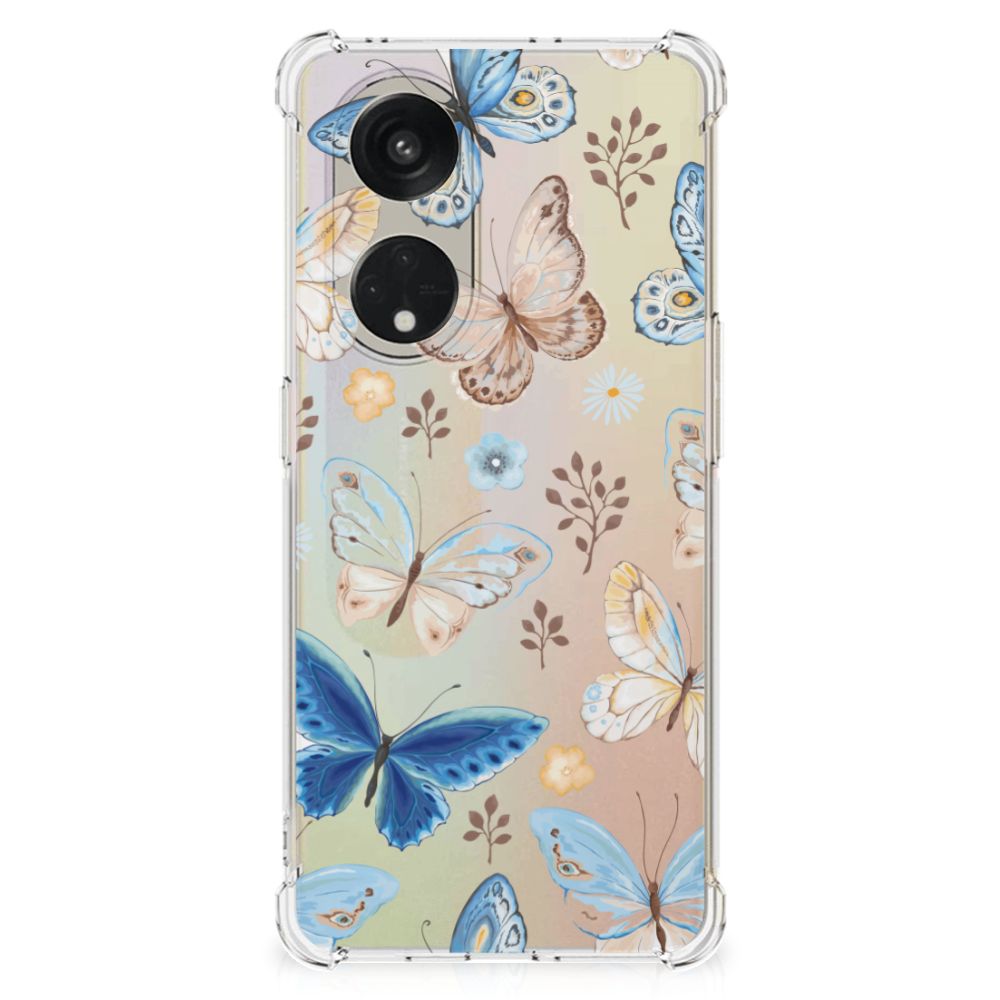 Case Anti-shock voor OPPO Reno8 T 5G Vlinder