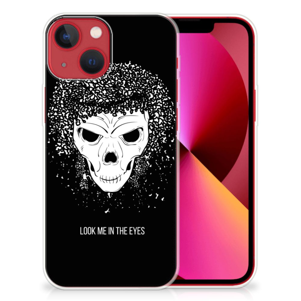 Silicone Back Case Apple iPhone 13 Skull Hair B2C Telecom