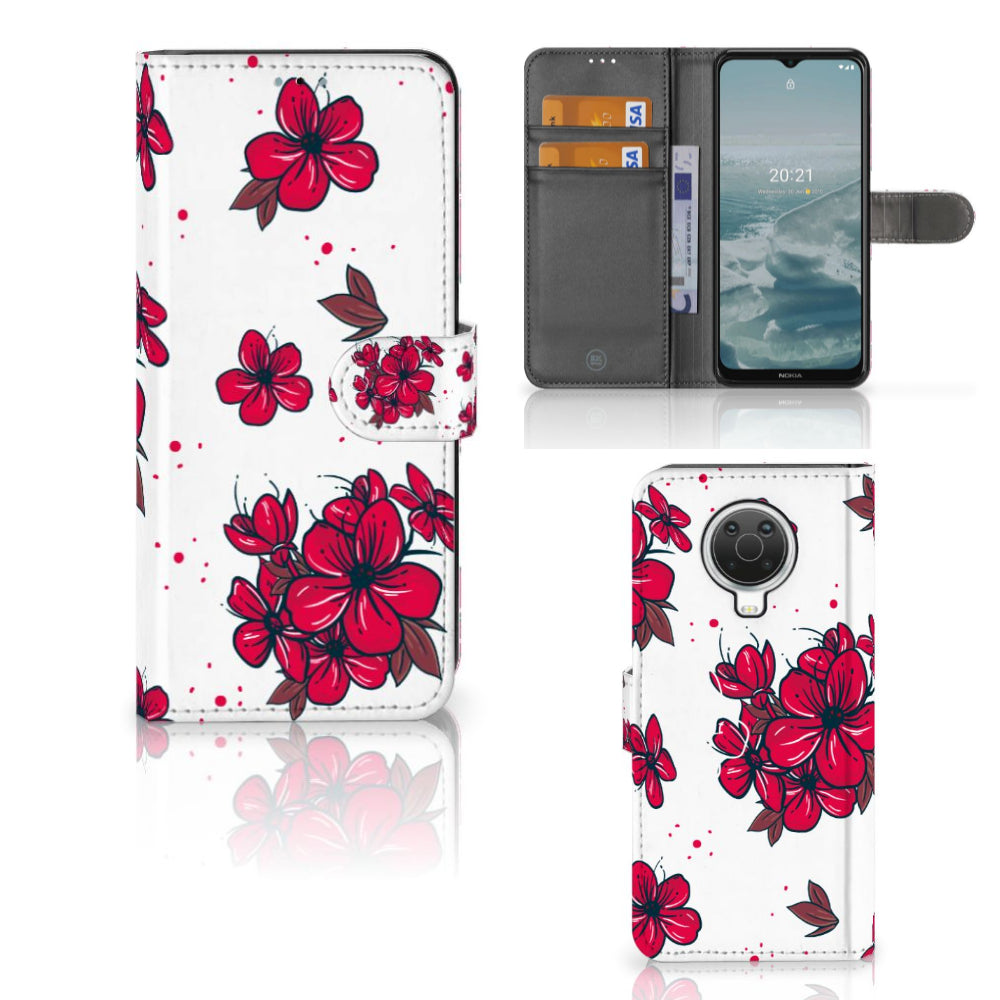 Nokia G10 | G20 Hoesje Blossom Red