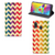 Samsung Galaxy M20 Hoesje met Magneet Zigzag Multi Color