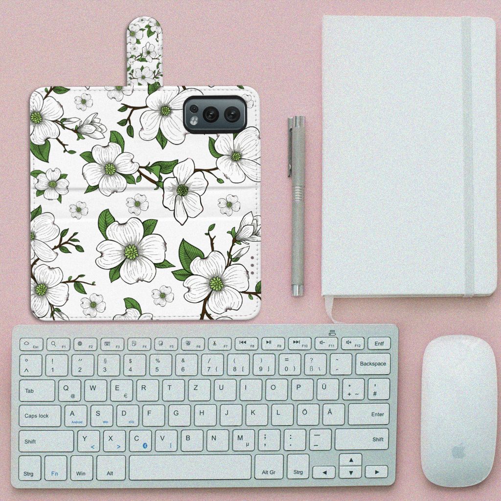 OnePlus Nord 2 5G Hoesje Dogwood Flowers