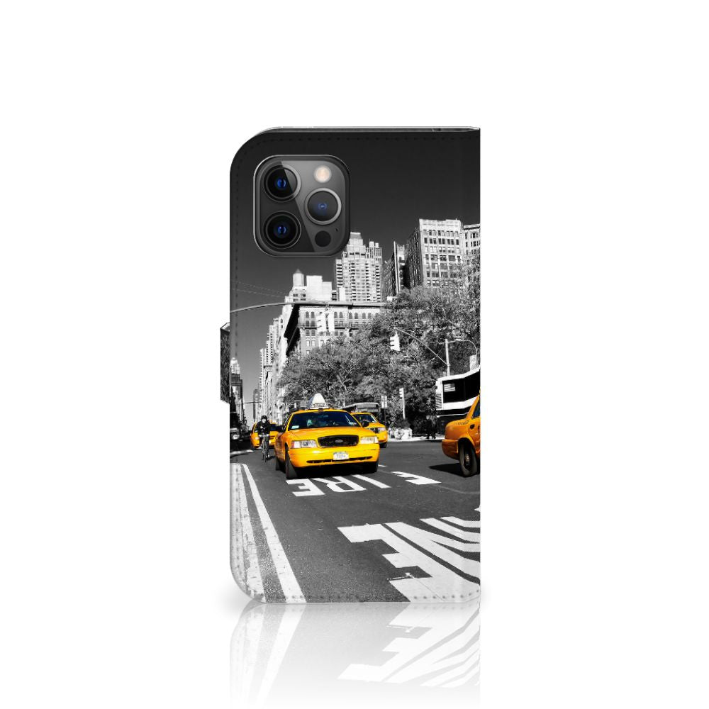 Apple iPhone 12 Pro Max Flip Cover New York Taxi