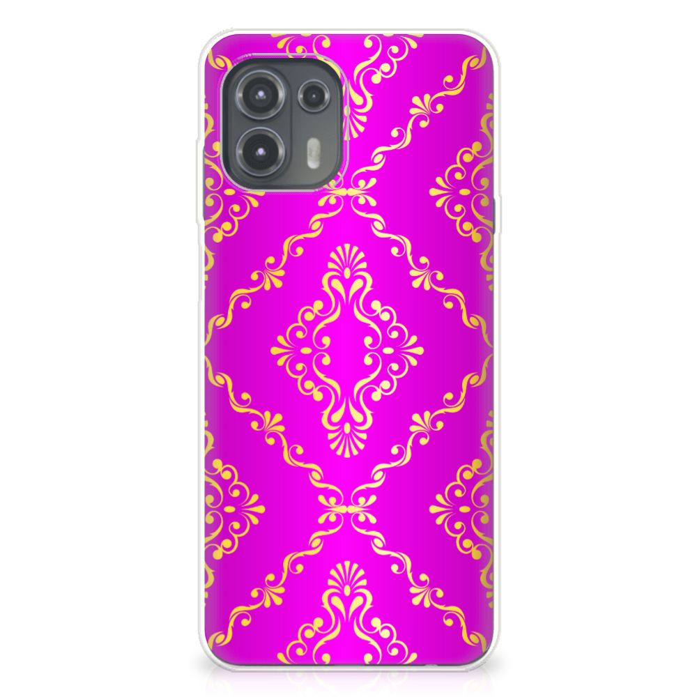 Siliconen Hoesje Motorola Edge 20 Lite Barok Roze B2C Telecom