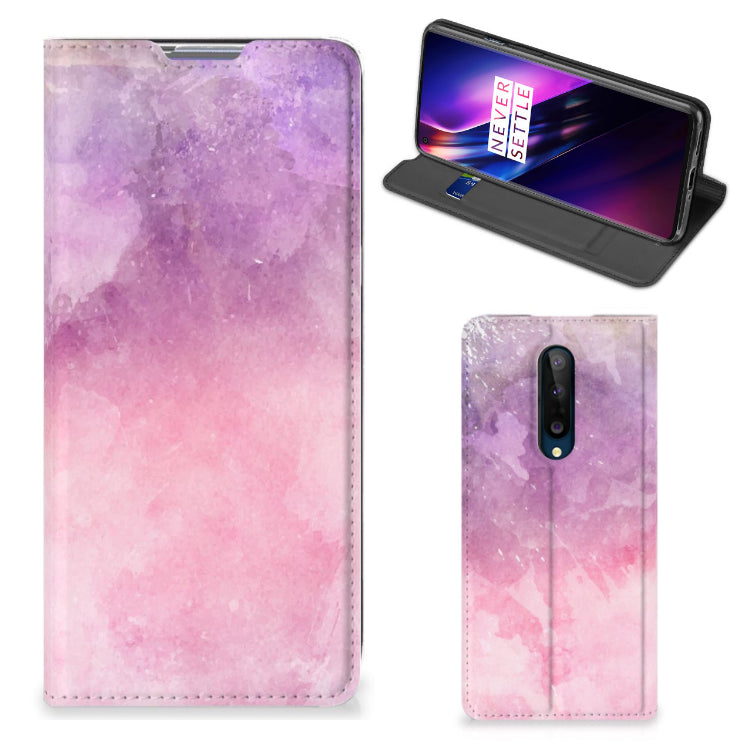 Bookcase OnePlus 8 Pink Purple Paint