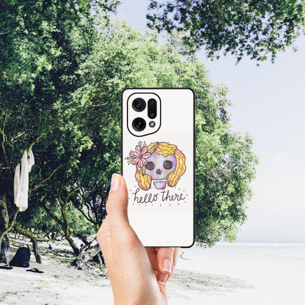 Telefoonhoesje OPPO Find X5 Boho Skull B2C Telecom
