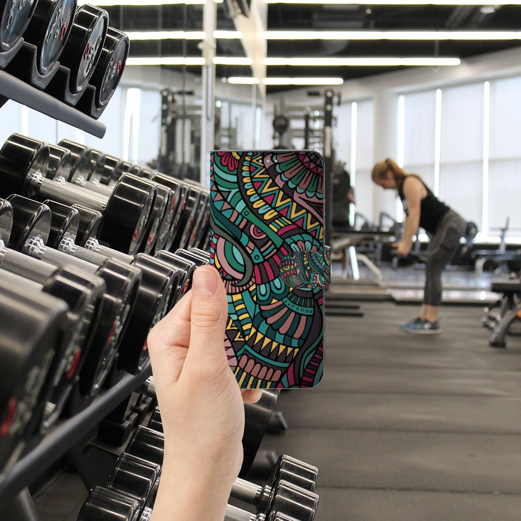 Samsung Galaxy A21s Telefoon Hoesje Aztec