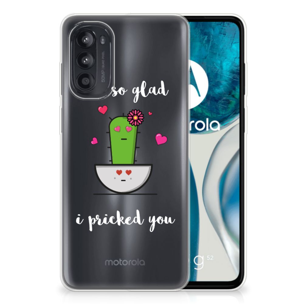 Motorola Moto G52/G82 Telefoonhoesje met Naam Cactus Glad B2C Telecom
