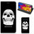 Mobiel BookCase LG V40 Thinq Skull Eyes