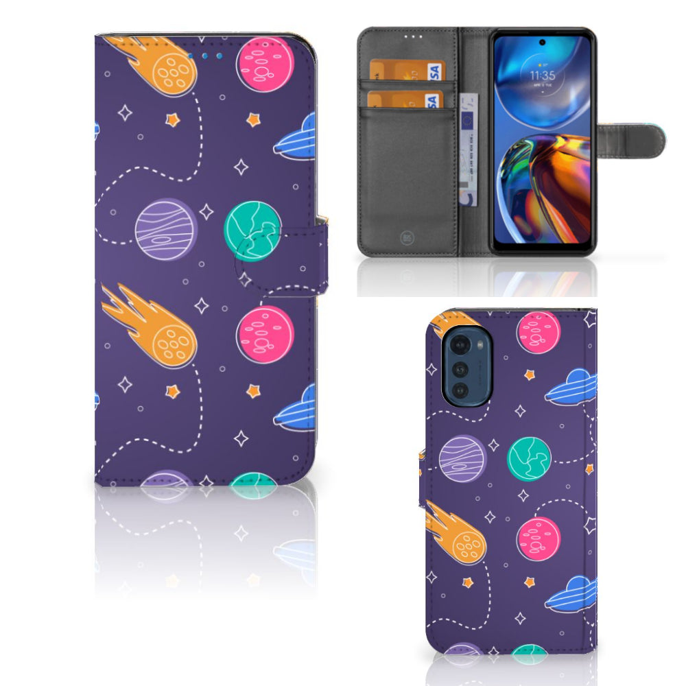 Motorola Moto E32 | Moto E32s Wallet Case met Pasjes Space