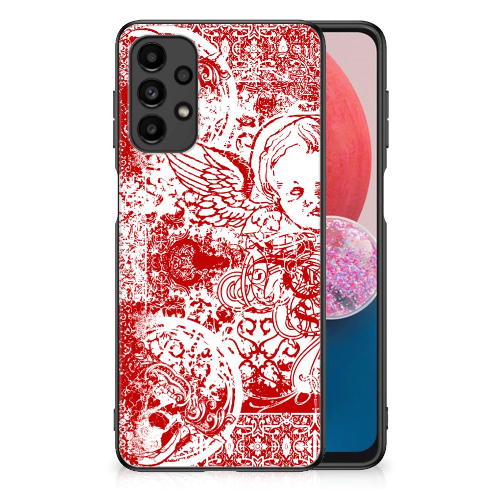 Telefoonhoesje Samsung Galaxy A13 4G Angel Skull Rood B2C Telecom