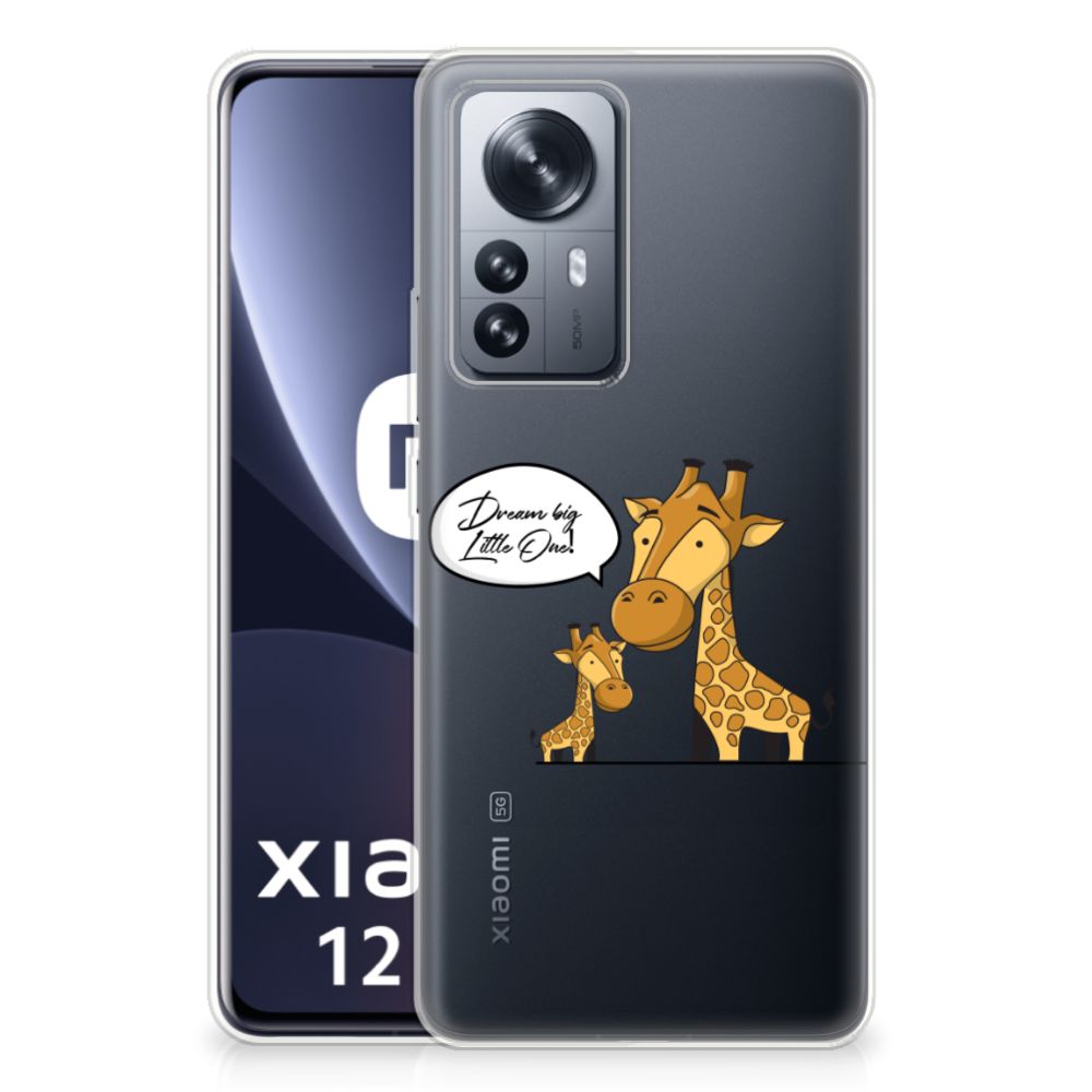Xiaomi 12 Pro Telefoonhoesje met Naam Giraffe B2C Telecom