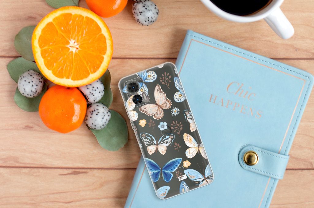 TPU Hoesje voor Motorola Edge 30 Neo Vlinder B2C Telecom