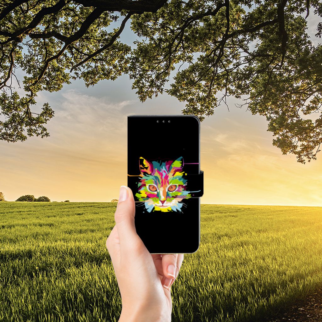 Xiaomi Mi Mix 2s Leuk Hoesje Cat Color