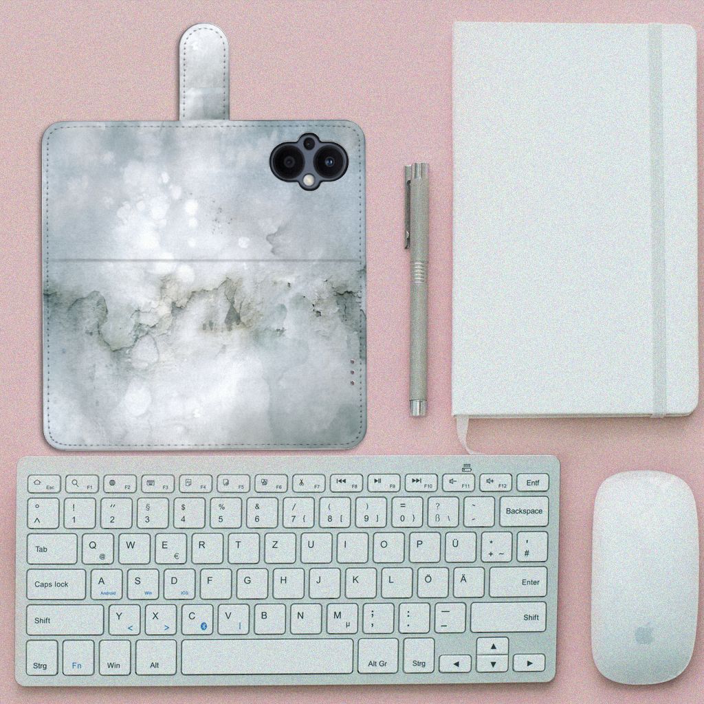 Hoesje OPPO Reno 8 Lite | OnePlus Nord N20 Painting Grey