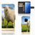 Samsung Galaxy S9 Telefoonhoesje met Pasjes Schaap en Lammetje