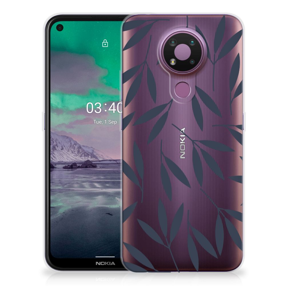 Nokia 3.4 TPU Case Leaves Blue