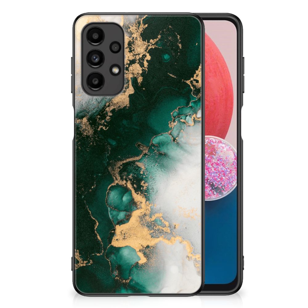 Marmeren Print Telefoonhoesje voor Samsung Galaxy A13 4G Marmer Groen B2C Telecom