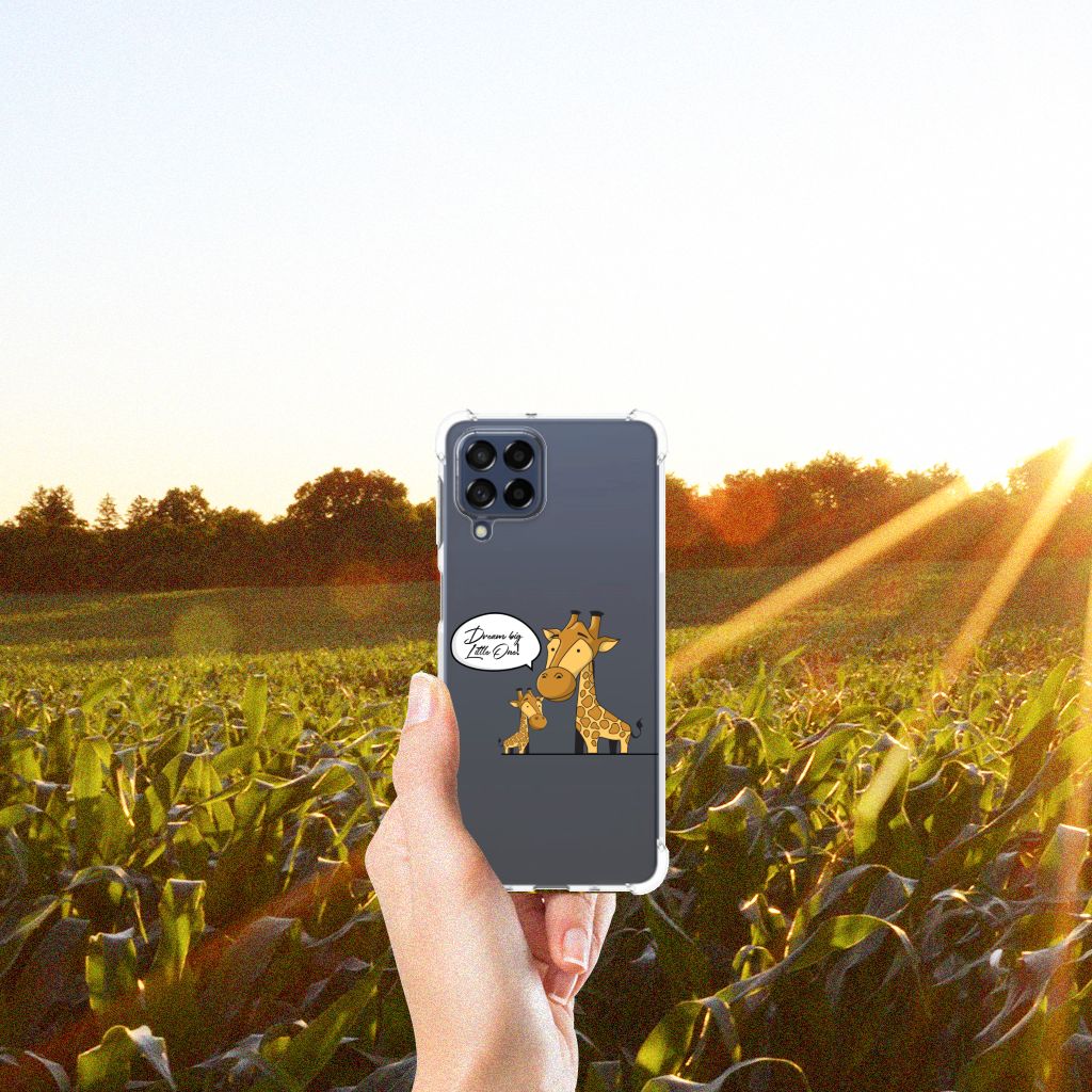 Samsung Galaxy M53 Stevig Bumper Hoesje Giraffe B2C Telecom
