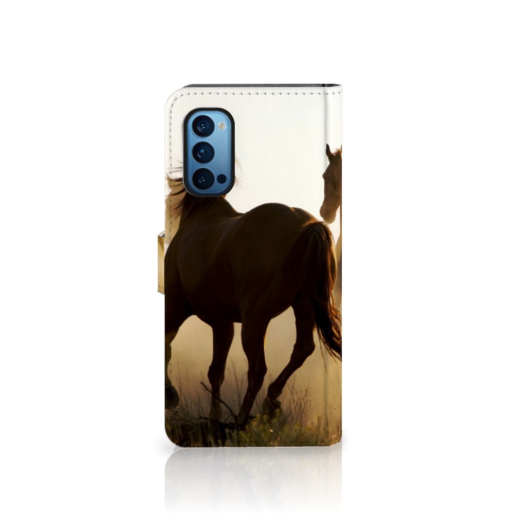 OPPO Reno 4 Pro 5G Telefoonhoesje met Pasjes Design Cowboy