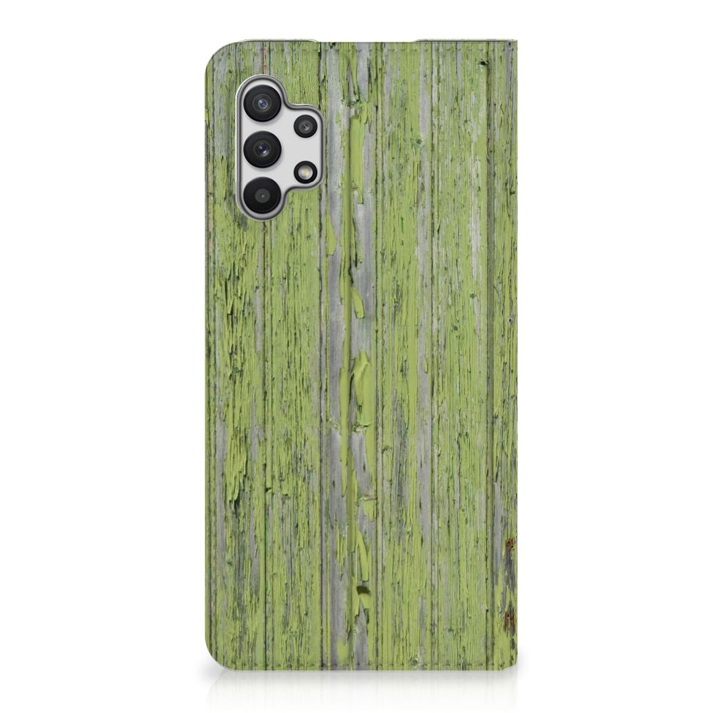 Samsung Galaxy A32 5G Book Wallet Case Green Wood - B2C Telecom