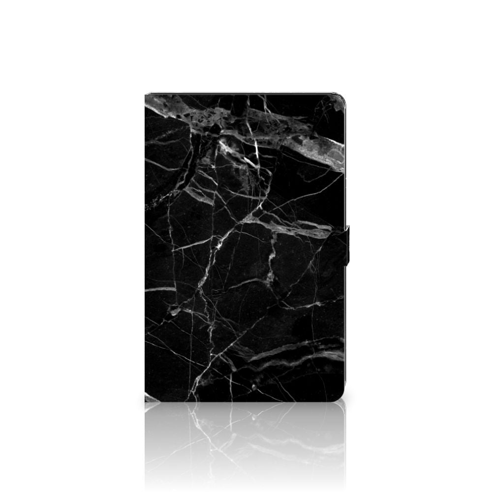 Lenovo Tab M10 Plus 3rd Gen 10.6 inch Leuk Tablet hoesje  Marmer Zwart - Origineel Cadeau Vader