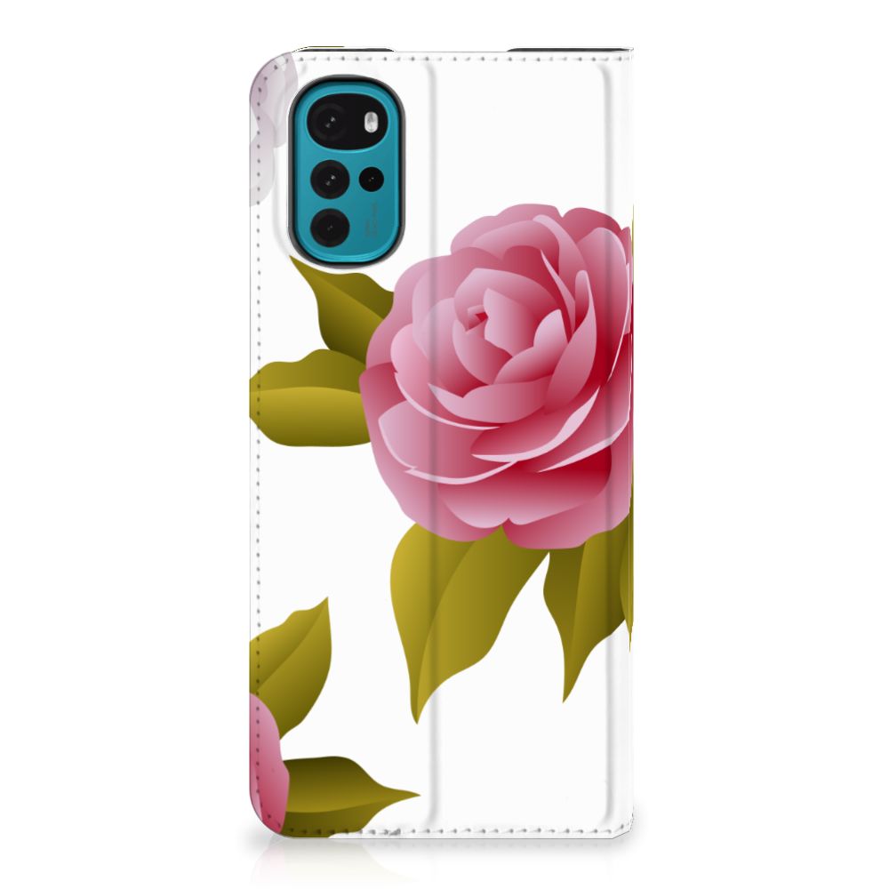 Motorola Moto G22 Smart Cover Roses - B2C Telecom