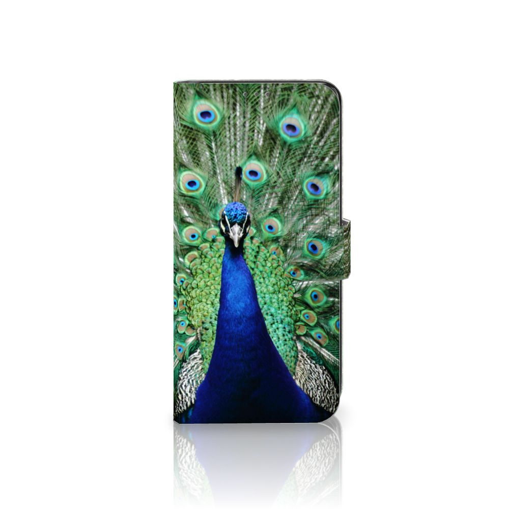 Samsung Galaxy A32 5G Telefoonhoesje met Pasjes Pauw