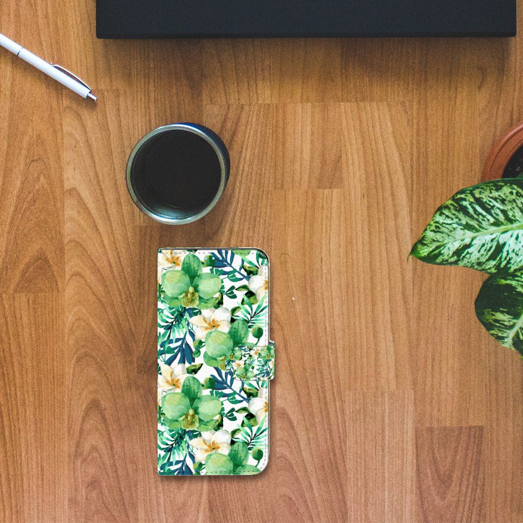 OPPO A76 | A96 Hoesje Orchidee Groen