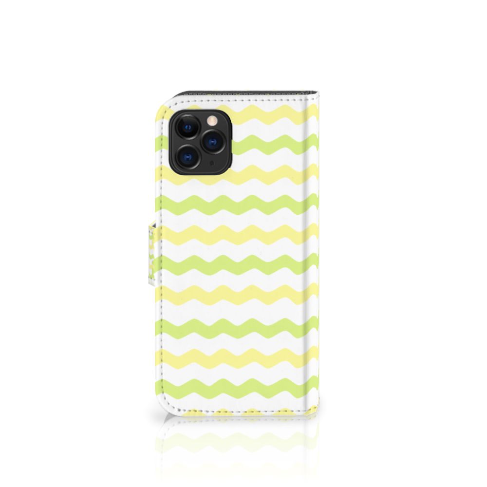 Apple iPhone 11 Pro Telefoon Hoesje Waves Yellow