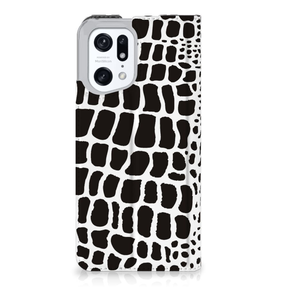 OPPO Find X5 Pro Hoesje maken Slangenprint - B2C Telecom