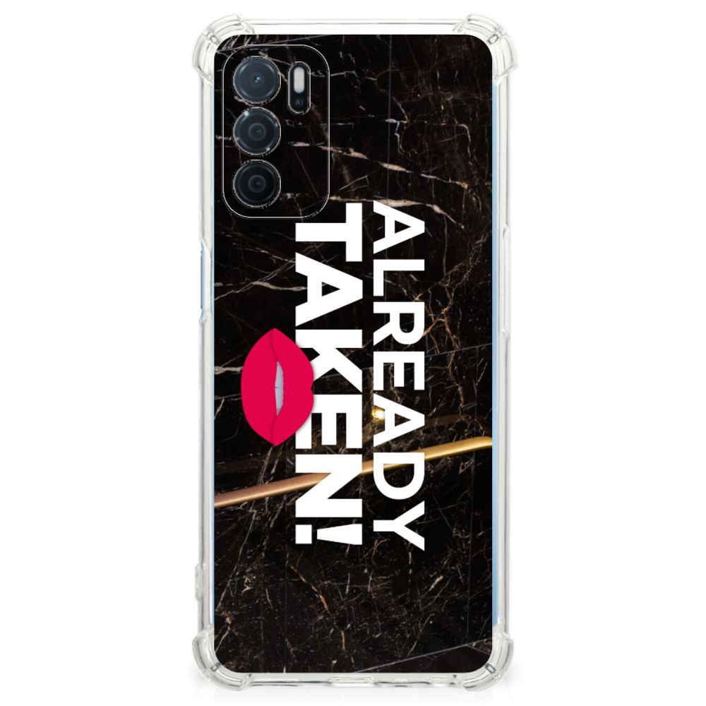 OPPO A16 | A16s | A54s Telefoonhoesje met tekst Already Taken Black