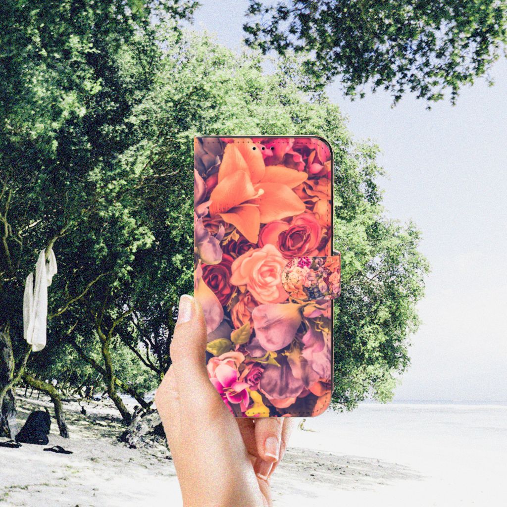 Motorola Edge 30 Pro Hoesje Bosje Bloemen