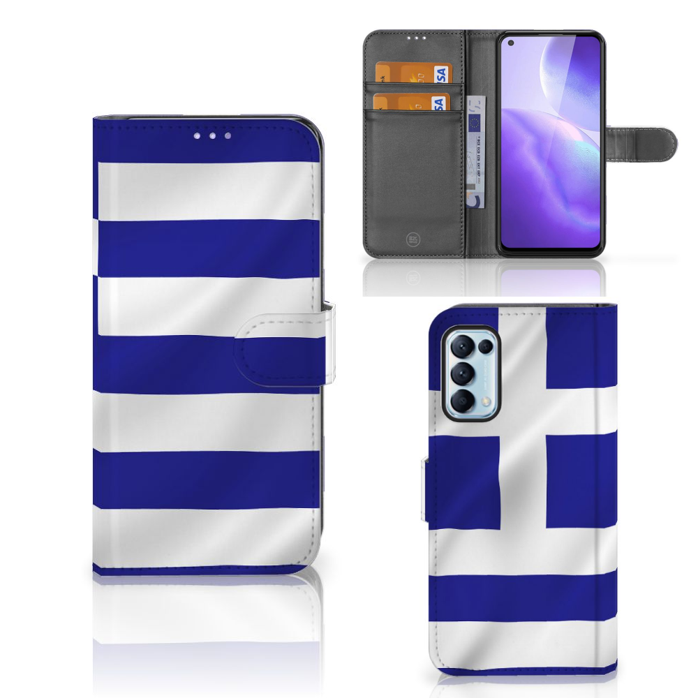 OPPO Find X3 Lite Bookstyle Case Griekenland